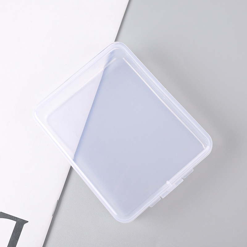 1 Hộp Nhựa Trong Suốt Mini Hình Chữ Nhật Đựng Trang Sức Chống Nước