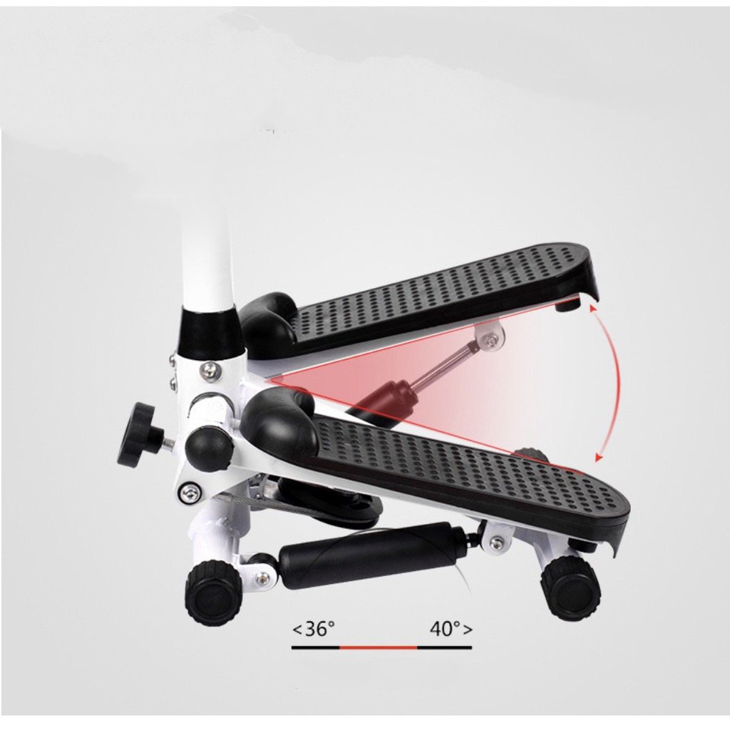 💯  Máy chạy bộ tại chỗ tạo cơ thể săn chắc FitnessHome có tay vịn và dây - Euro Outlet