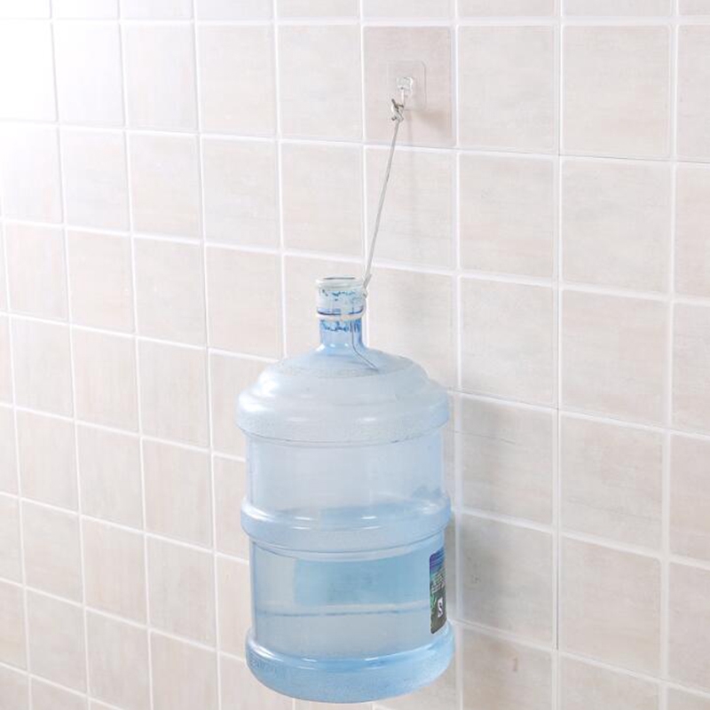 (ready stock) Móc dán tường màu trong suốt tiện dụng