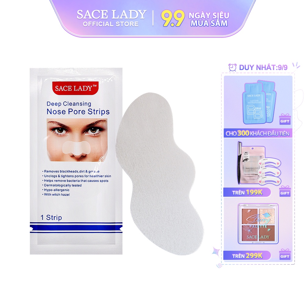 Mặt Nạ Mũi SACE LADY Lột Sạch Mụn Đầu Đen Hiệu Quả 2g