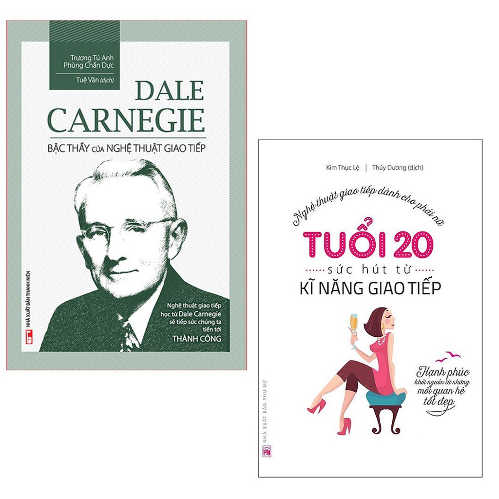 Sách: ComBo Dale Carnigie-Bậc Thầy Của Nghệ Thuật Giao Tiếp (TB) + Tuổi 20, Sức Hút Từ Kĩ Năng Giao Tiếp