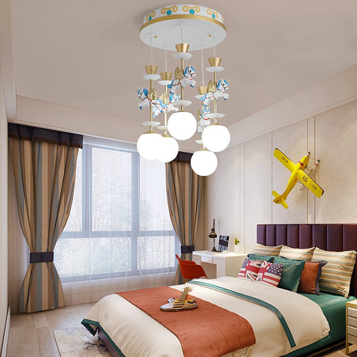 Đèn trần phòng ngủ, đèn thả trần ngộ nghĩnh xinh xắn cho bé PH-D007