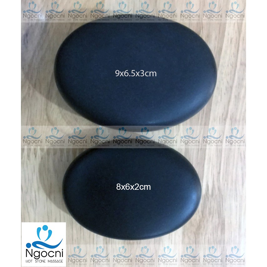 Đá Nóng Massage Spa Oval 8x6cm - Tròn 8x8cm - Chữ nhật 11x7cm - Oval lớn 9x6.5cm - Đá kẹp chân - cây ấn huyệt