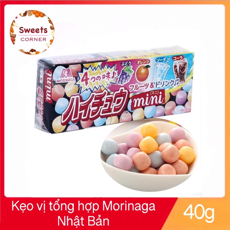 Kẹo Vị Tổng Hợp Morinaga Mini Nhật Bản 40g