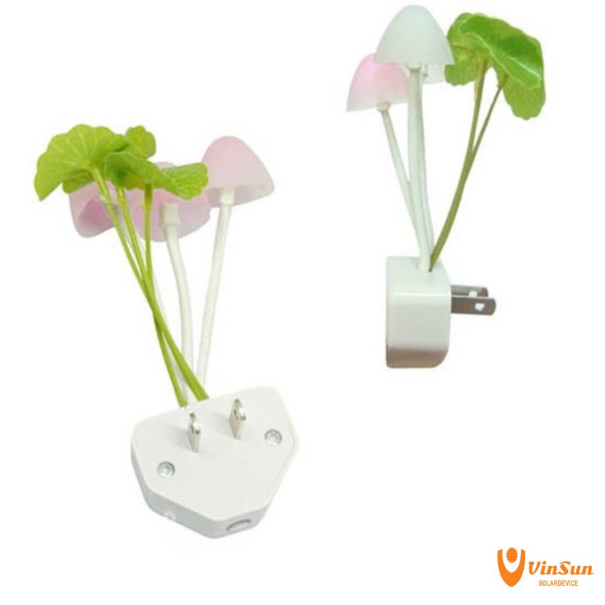 ĐÈN NGỦ CÂY NẤM ĐỔI MÀU THÔNG MINH CẢM BIẾN ÁNH SÁNG  ĐÈN NGỦ TRANG TRÍ NĂM 2022