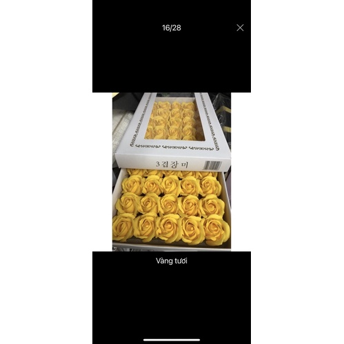 Sỉ 50 đầu bông hoa sáp thơm Loại 1