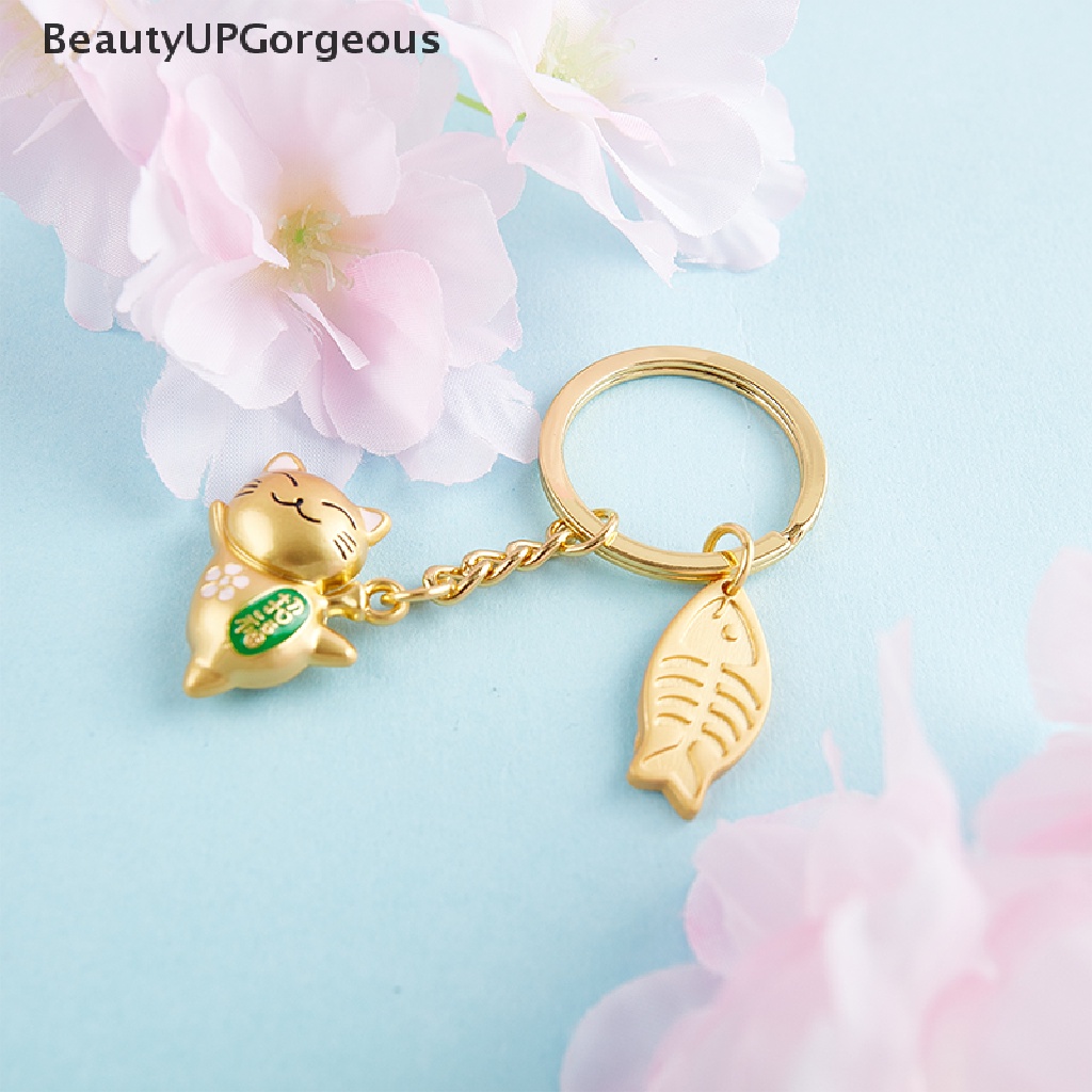 [Beautyup Gorgeous] Móc Khóa Hình Chú Mèo May Mắn Nhật Bản Đáng Yêu