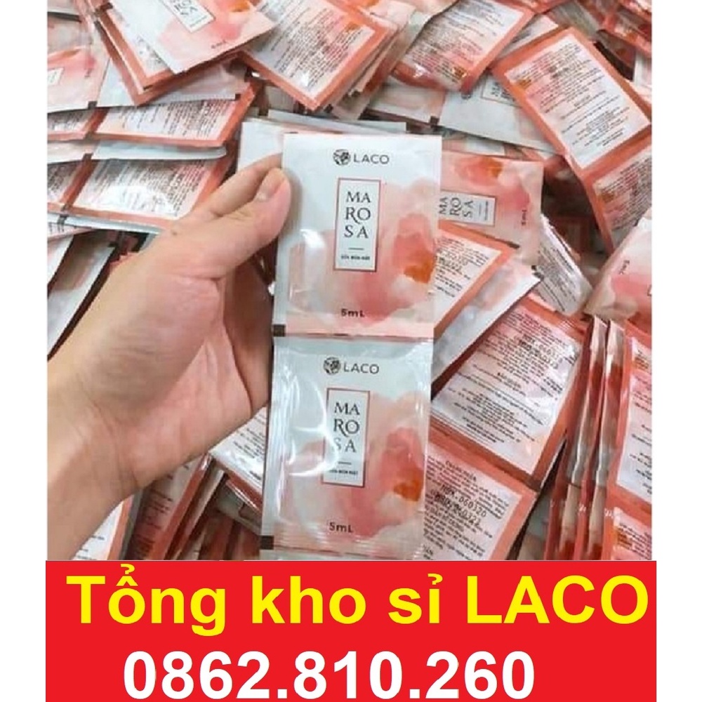 GÓI SỮA RỬA MẶT Marosa LACO FACE WASH 5ml và sữa tắm sake 5ml  0397338681