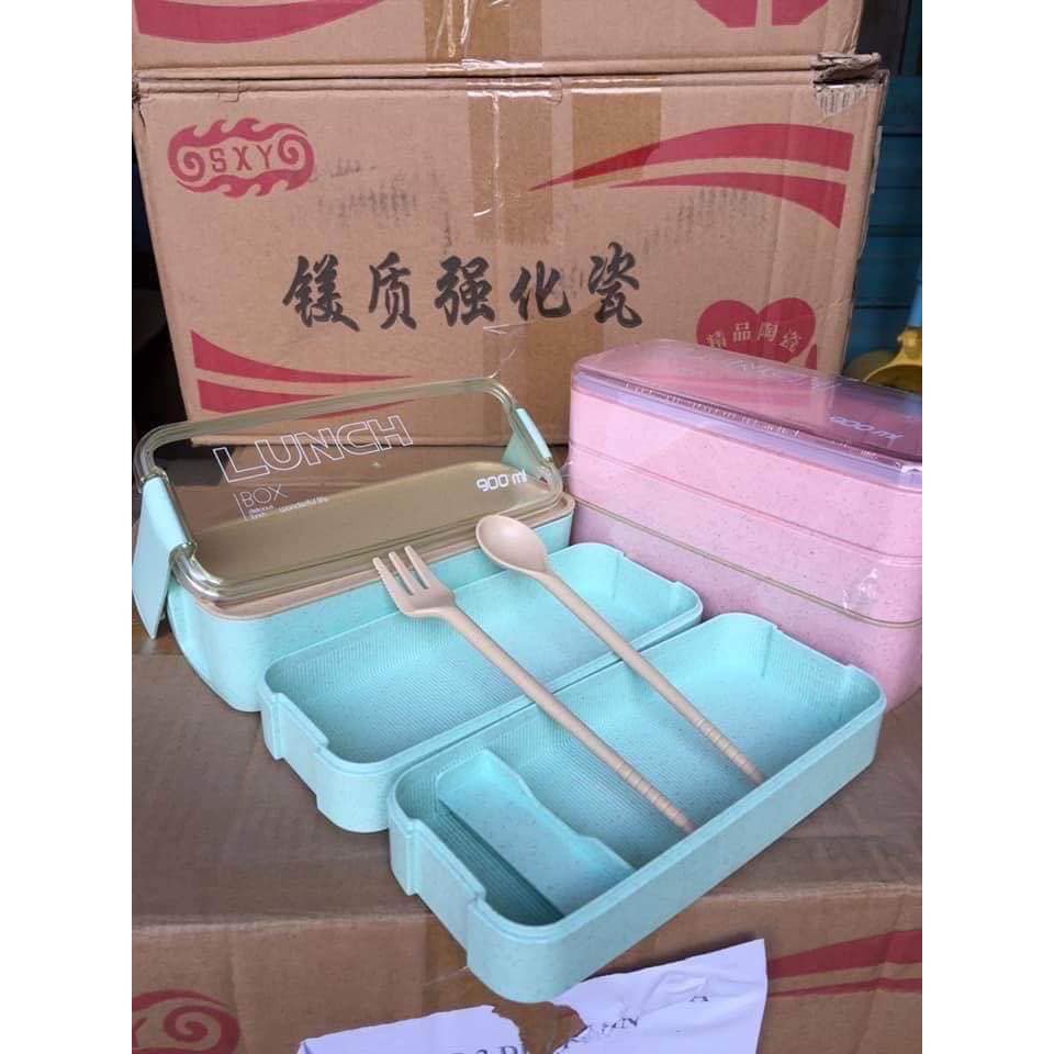 Hộp Cơm Lúa Mạch 3 Tầng | BigBuy360 - bigbuy360.vn