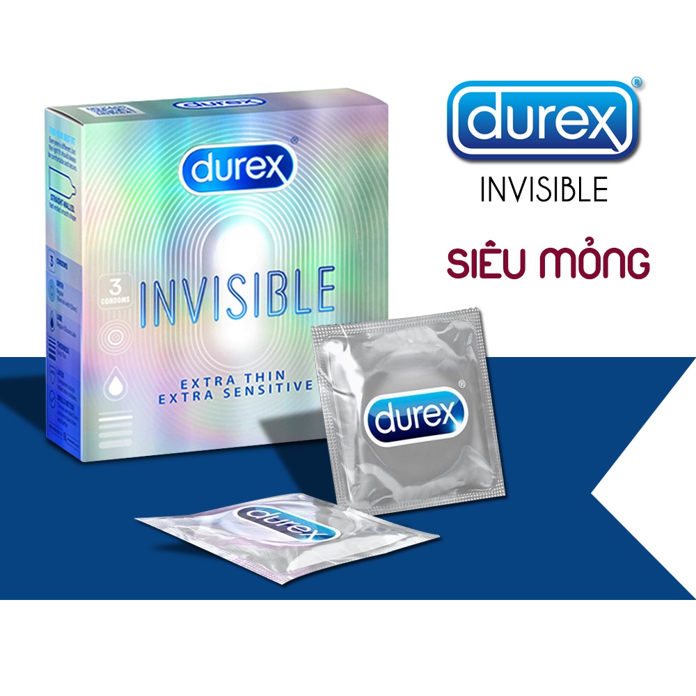 [Tặng 2 Hộp BCS Durex] Combo 6 Sắc Thái Đủ Loại Dòng BCS Durex [Hộp 3 Bao] - Có Chất Gây Tê Giúp Kéo Dài Q.H.ệ Lâu Hơn