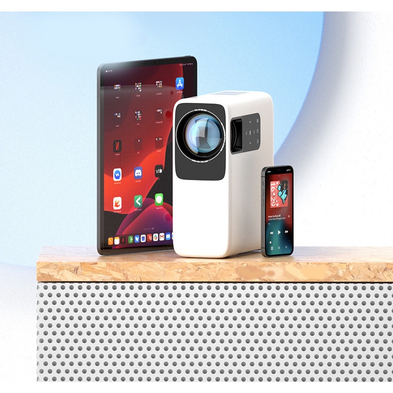 Máy chiếu mini Rigal A7 max - Fullhd 1080P Chuẩn - Hàng chính hãng - BH 12 tháng | NMSTORE