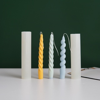 Khuôn Silicone Làm Nến Xoắn 3D DIY Tiện Dụng
