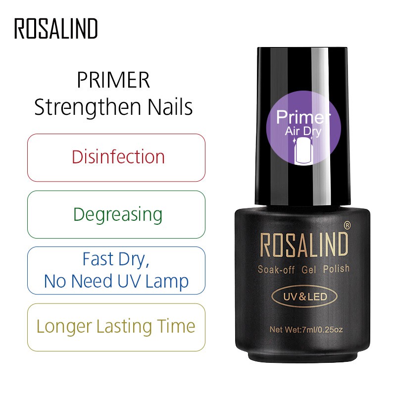 Lọ sơn móng tay ROSALIND 7ML nhanh khô dành cho làm móng tay