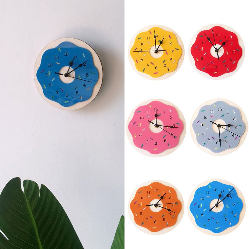 Đồng Hồ Treo Tường Không Gây Tiếng Ồn Phong Cách Bắc Âu Đơn Giản