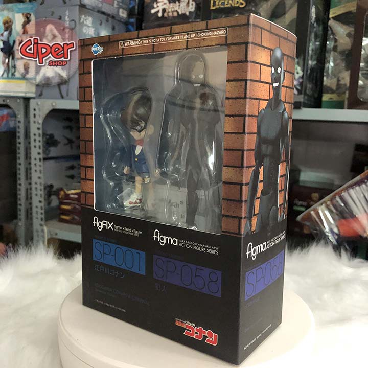 Mô Hình Figma Edogawa Conan - FigFIX Conan Edogawa and Figma Criminal - Figure Action