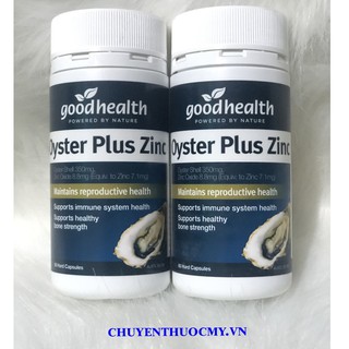 TINH CHẤT HÀU OYSTER PLUS ZINC - TĂNG CƯỜNG SINH LỰC NAM 60 VIÊN - HÀNG ÚC 100%