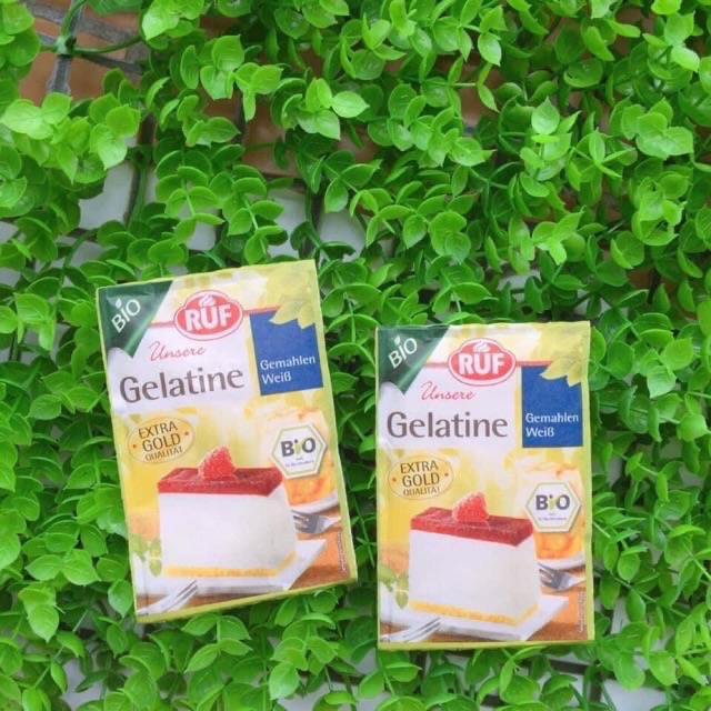 Bột Gelatin hữu cơ RUF của Đức chuyên dùng cho bé từ 6 tháng tuổi