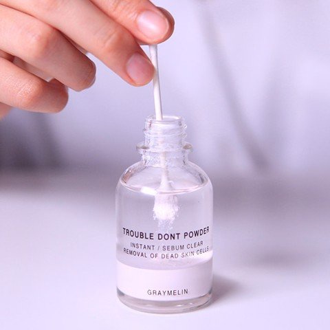 Dung Dịch Chấm Mụn Giảm Viêm Hiệu Quả Graymelin Trouble Dont Powder 30ml
