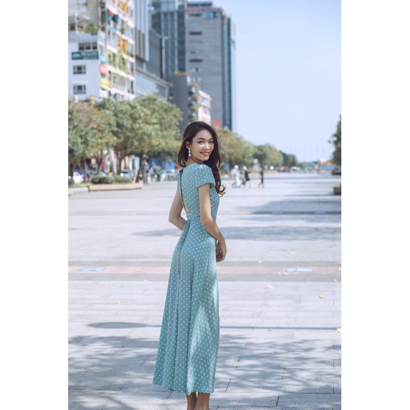 Đầm thiết kế maxi cao cấp xẻ tà 4 màu đi biển, đi du lịch | BigBuy360 - bigbuy360.vn