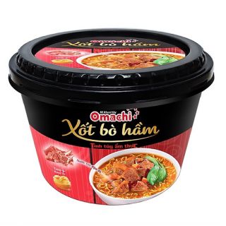 Mì omachi xốt bò hầm bát 93g/ hộp