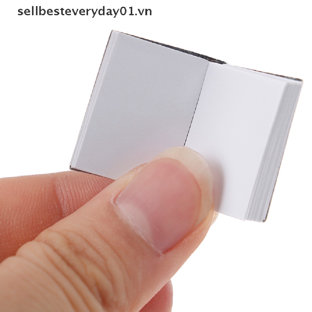Bộ 3 mô hình quyển sách mini thu nhỏ dùng cho trang trí nhà búp bê tỉ lệ 1/12