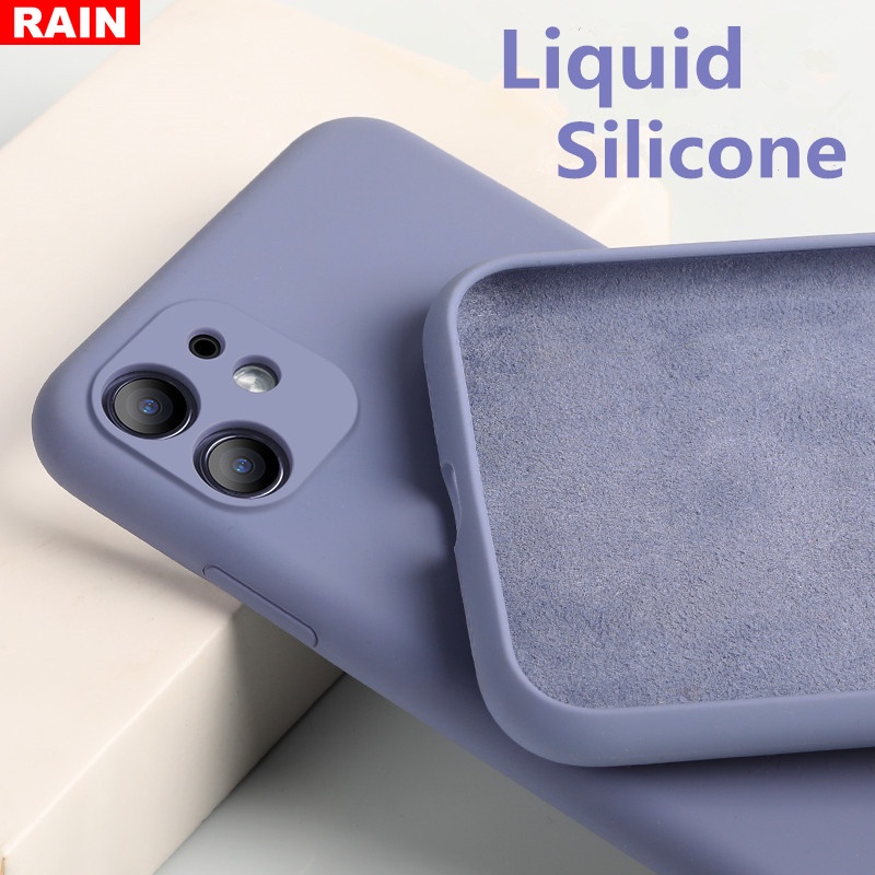 Ốp điện thoại silicon mềm nhám thích hợp cho iPhone 6 6S 7 8 Plus Xr Xs Max