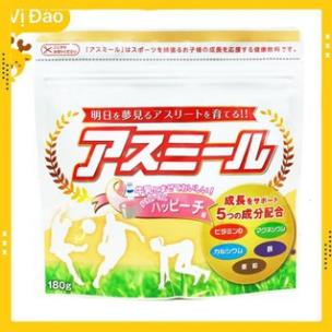 Sữa tăng trưởng chiều cao, bổ sung canxi Asumiru túi 180 gam Nhật Bản