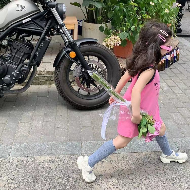 [Babycat] Hàng Có Sẵn Đầm Thun Thể Thao Không Tay Dáng Suông Mùa Hè Phong Cách Hàn Quốc Nhật Bản Mới Phù Hợp Với Bé Gái