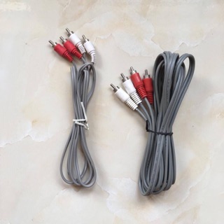 Dây AV 4 đầu (1,5m) - Dây tin hiệu 2 ra 2 bông sen - Dây AV 2 đầu bông sen