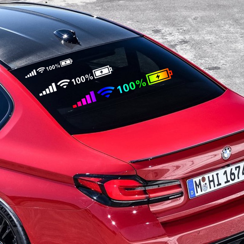 Sticker Vinyl 26cm / 35cm / 45cm Dán Trang Trí Kính Chắn Gió Xe Hơi