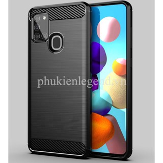 Ốp lưng SamSung Galaxy A21s vân sợi Carbon Rugged