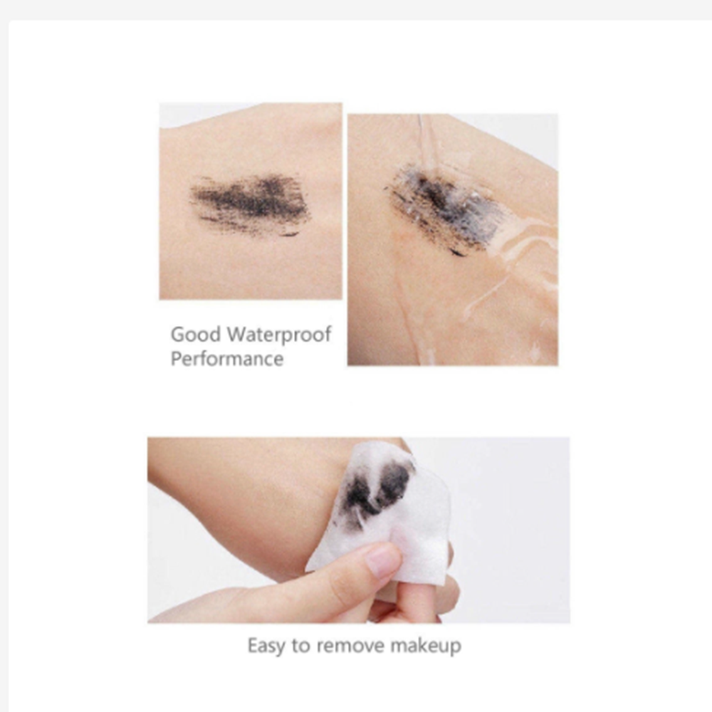 (Hàng Mới Về) Mascara Chuốt Mi Đầu Cọ Mảnh Màu Hồng / Đen Cho Người Mới Bắt Đầu