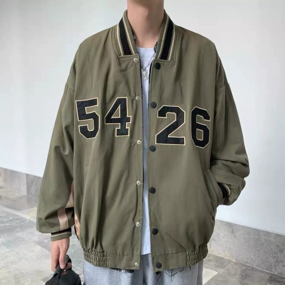 Áo Khoác Dù BomBer Unisex - Áo Jacket Bombers In 54 26  Mẫu Siêu Hot - 3 Màu (có form rộng + kèm ảnh thật)