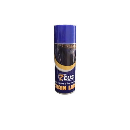 Chai dưỡng sên xe cao cấp Zeus Professional Care CHAIN LUBE - Mỡ bò dạng xịt chịu nhiệt - tặng kèm chổi cọ sên 3D