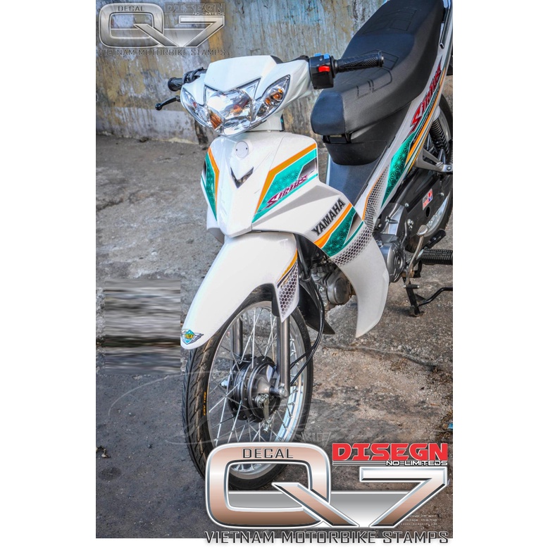 Tem Rời Sirius 110 Xanh trắng tổ ông