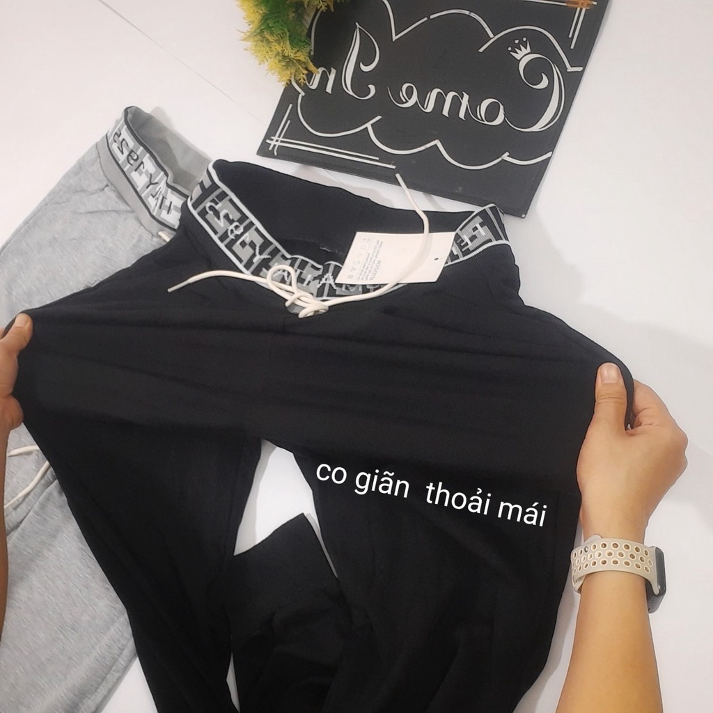 Quần Dài Nữ Thu Đông Bo Gấu Mặc Ở Nhà Chất Da Cá QN002 ( XẢ KHO)