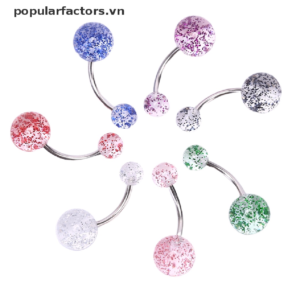 Set 7 Khuyên Rốn Thời Trang Cá Tính Cho Nữ