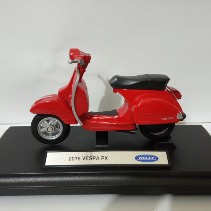 WELLY Mô Hình Xe Vespa 2016 Px Red 18 Scale