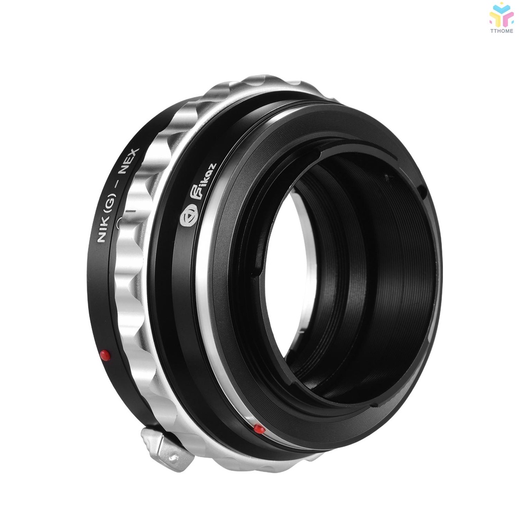 Ngàm Chuyển Đổi Ống Kính Fikaz Bằng Hợp Kim Nhôm Cho G / S / D Lens Sang Nex / E