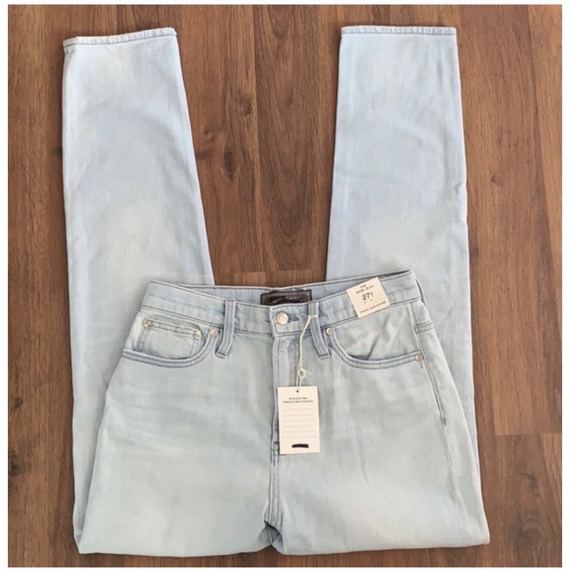 quần jean vintage Jcrew boyfriend ống rộng lưng cao vnxk xuất dư xịn gin