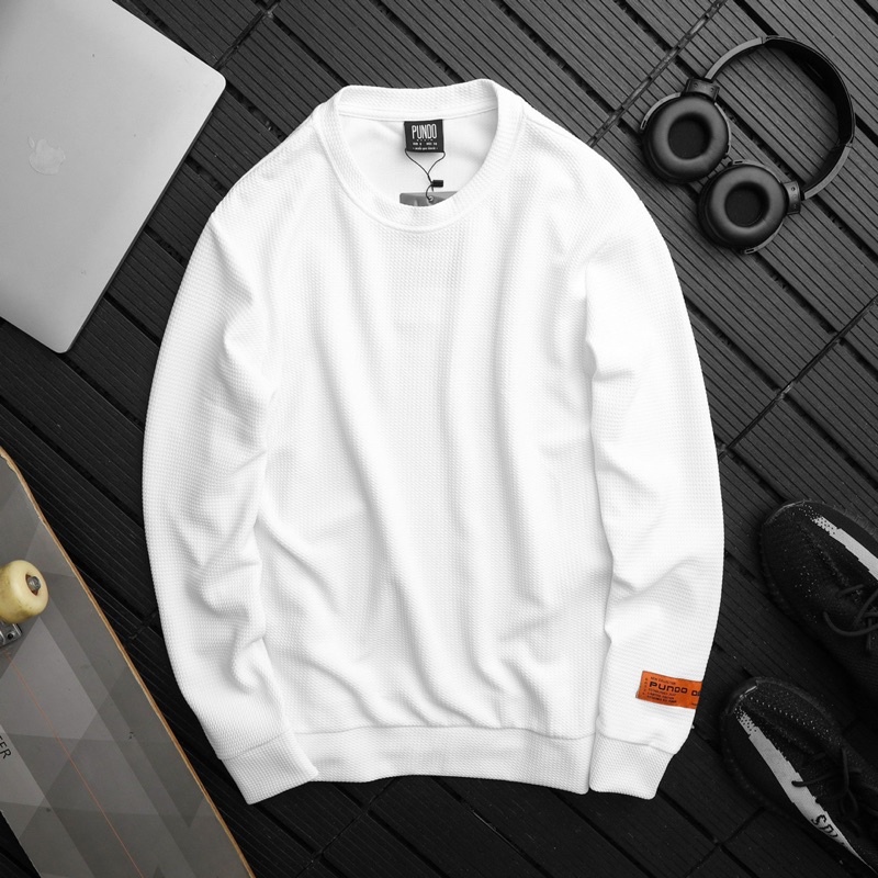 Sweater pundo chất vải cotton xốp, form áo thoải mái nam và nữ