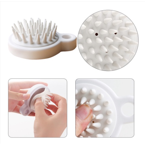 Lược Gội Đầu Muji Xuất Nhật - Massage Đầu Giảm Stress - Ngăn Ngừa Và Kích Thích Mọc Tóc DC24