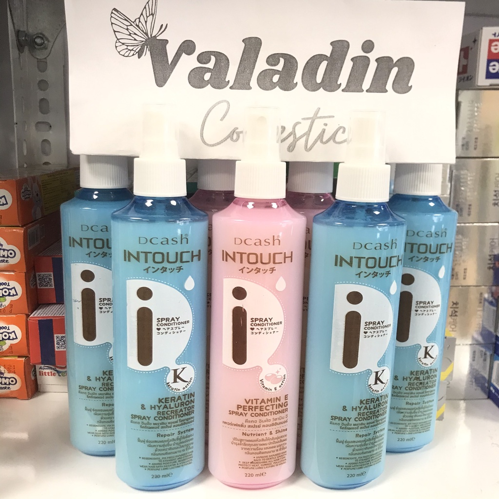 Chai xịt tóc - xịt dưỡng tóc DCASH INTOUCH Keratin Hyaluron / Vitamin E Perfecting
