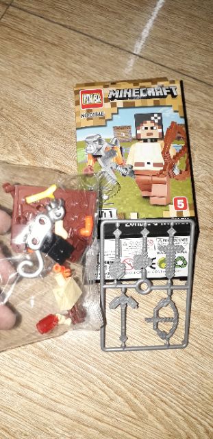 Lắp ráp 1 hộp LegoMineCraff My Word 2 trong 1 0184E