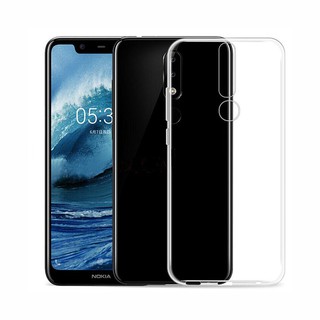 Ốp lưng Nokia 5.1 Plus silicon dẻo trong suốt siêu mỏng 0.6mm
