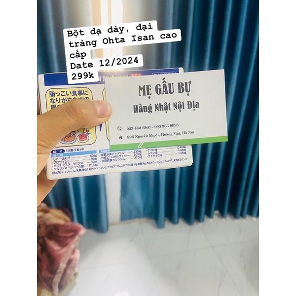 Hộp 45 viên và 120 viên uống cho người  dạ dày, đại tràng ohta  ISan Nhật