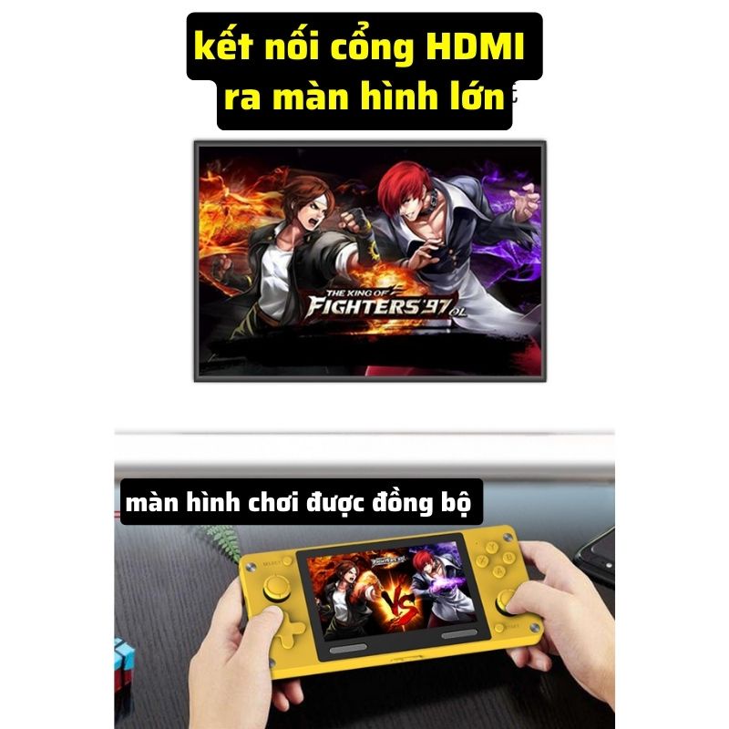 Máy Chơi Game Cầm Tay GameMax Màn Hình 4 inch IPS FULLHD Các Hệ Giả Lập "PSP, PS1, vv..."