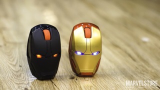 Chuột máy tính ironman Marvel sáng đèn