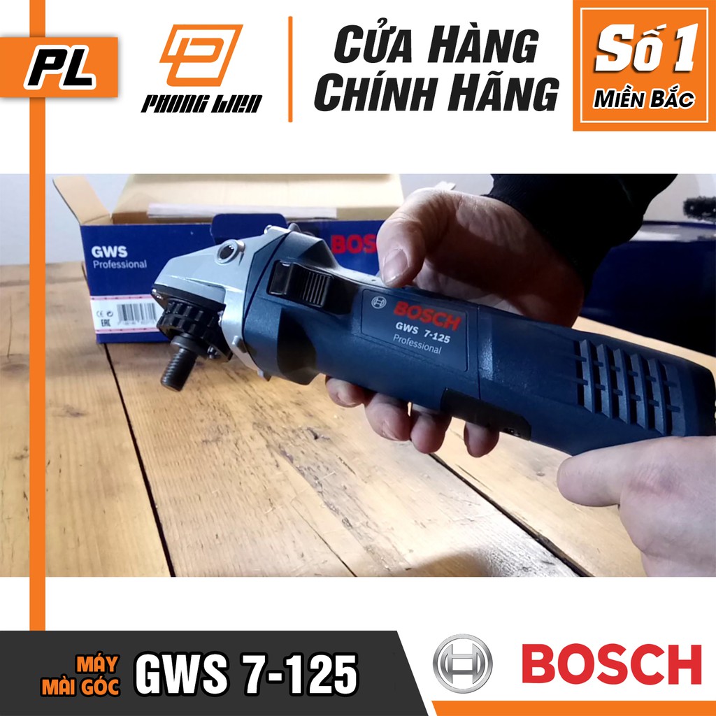 Máy Mài Góc Bosch GWS 7-125 (125MM-720W) - Hàng Chính Hãng