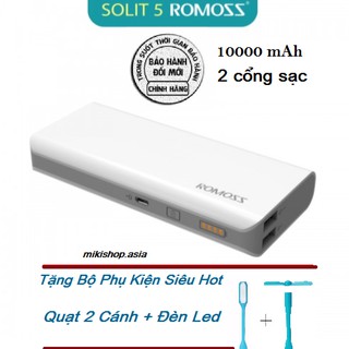 Pin Sạc Dự Phòng Romoss 10.000mAh ( Solit 5 ) - 1 đổi 1